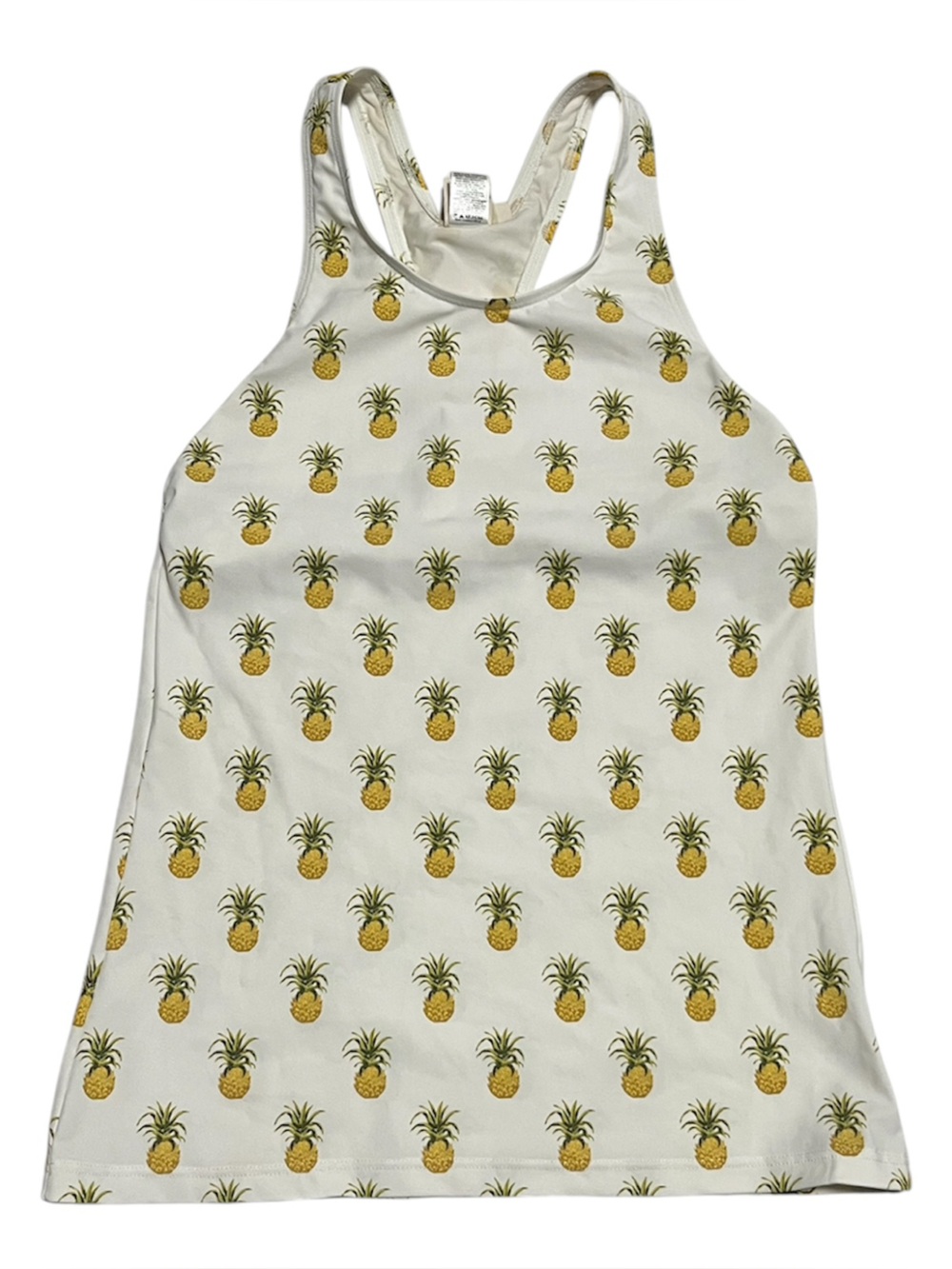 Tory Burch Mira Surf Shirt Rashguard Pineapple Swim Tank Top